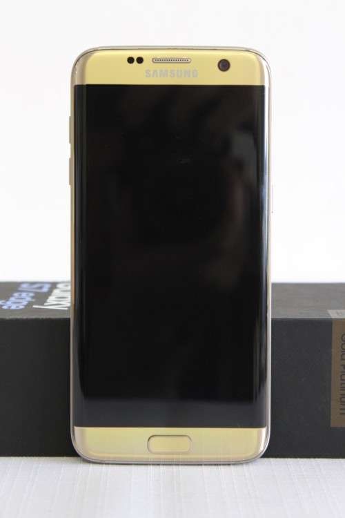 **RS17** Samsung Galaxy S7 Edge w/ cover in the original box w/ charger - great working condition!!