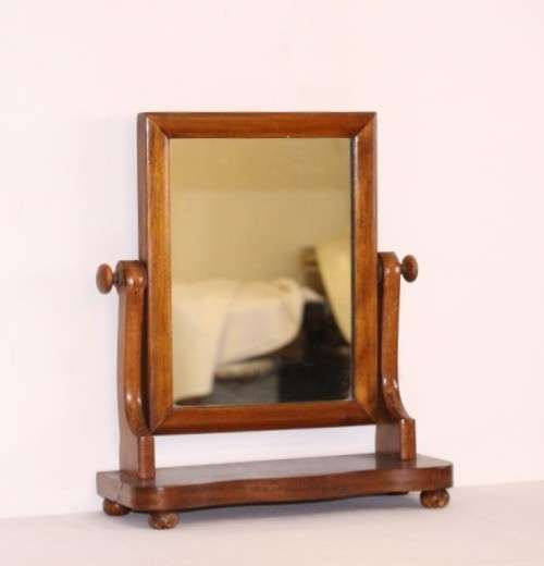An amazing and beautifully made vintage solid wooden (tilting) dressing table vanity mirror