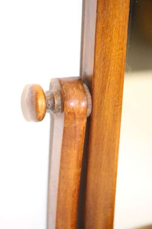 An amazing and beautifully made vintage solid wooden (tilting) dressing table vanity mirror
