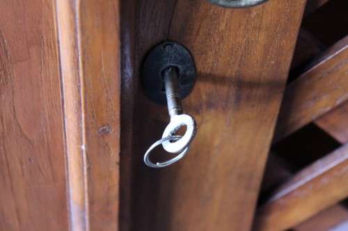 **RS17_Clearance** Balinese Teak entertainment cabinet with fold-back doors and two drawers