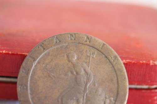 An incredibly rare antique (1797) Great Britain King George III Penny (Cartwheel) coin - WOW!!!