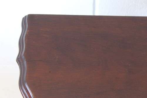 Lovely vintage (larger than normal) ball & claw Imbuia half moon display/occasional table - RS17Sale