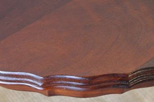 Lovely vintage (larger than normal) ball & claw Imbuia half moon display/occasional table - RS17Sale