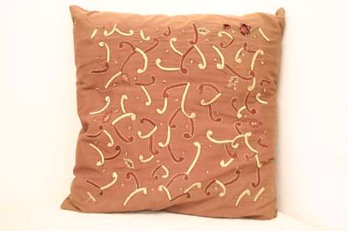 3 stunning fabric scatter cushions in a quality fabric covering w fine detailed stitching - RS17Sale