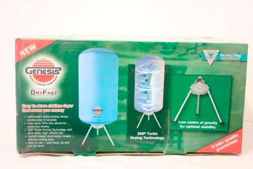 A wonderful Genesis Dry fast in its original packaging, save electricity and easy storage.