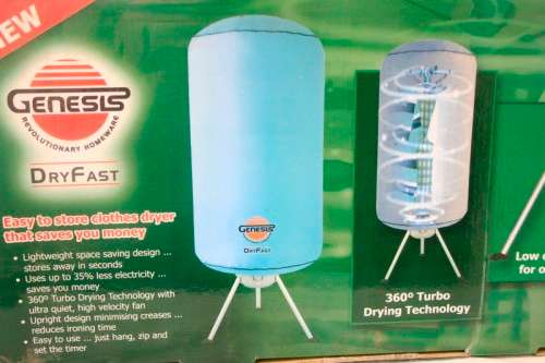 A wonderful Genesis Dry fast in its original packaging, save electricity and easy storage.