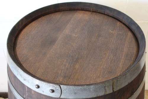 Original solid French Oak wine barrels with the original hoops in good condition!