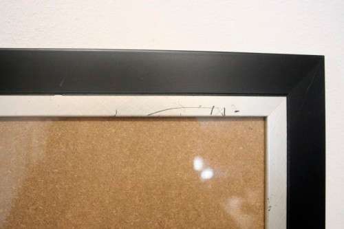 **RS17** Two lovely larger sized wall mounted photo/certificate frames with glass.