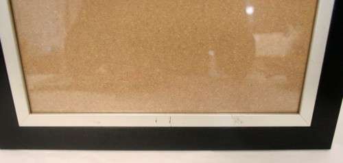 **RS17** Two lovely larger sized wall mounted photo/certificate frames with glass.