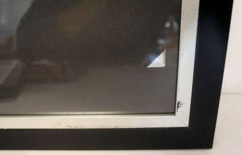 **RS17** Two lovely larger sized wall mounted photo/certificate frames with glass.