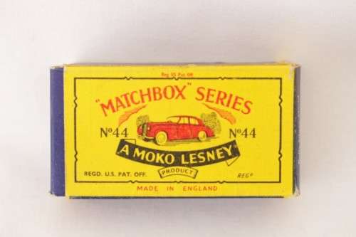 **RS17** Original vintage (c1958) Matchbox No. 44a blue Rolls-Royce Silver Cloud die-cast model car