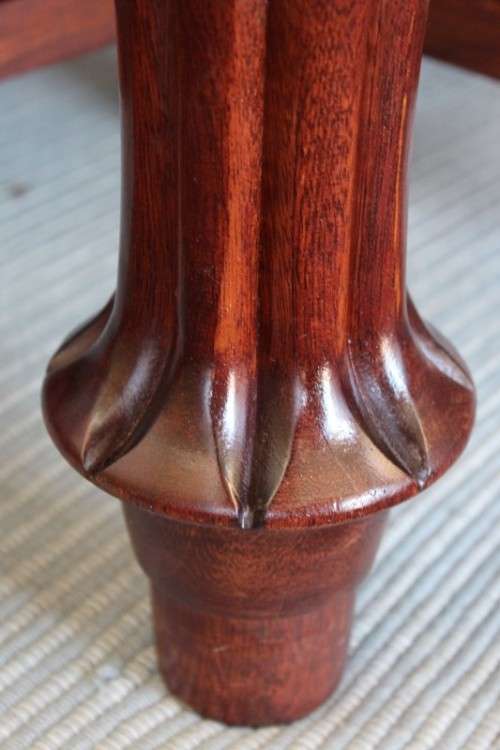 **RS17** A 8 to 10-seater dining room suite with a large table and 8x upholstered high-back chairs