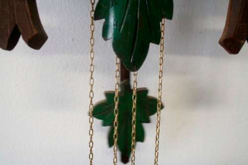 A fabulous rare original vintage hand carved German made 1-day Black Forest cuckoo clock.