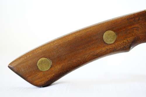 **RS17** A hand made "Buizz" hunting knife w/ brass embellishments - perfect gift 4 any collector