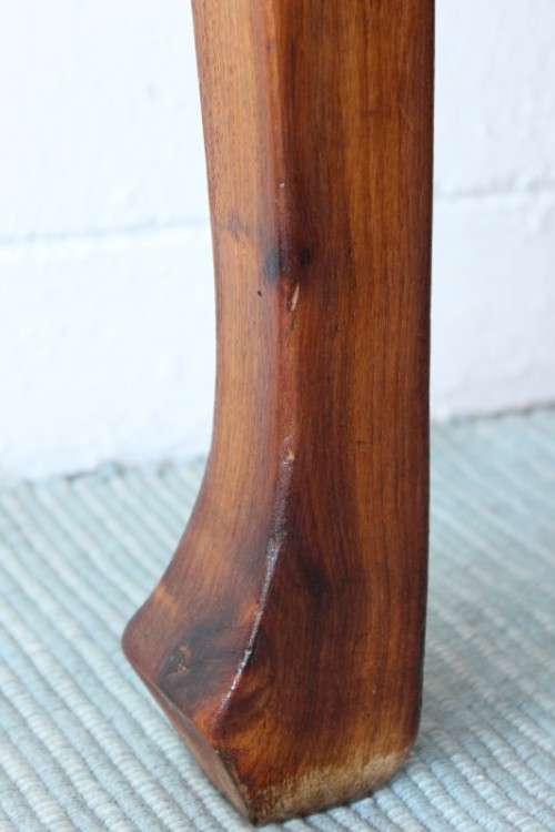 **RS17** Solid & substantial blackwood 6-seater dining table with clean lines in awesome condition