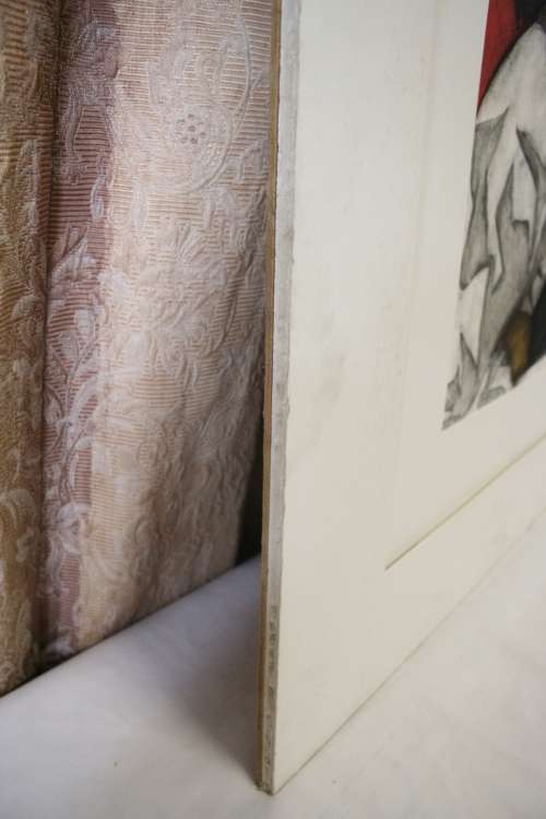 **RS17** A large and colourful original signed "Michaloo" oil painting of a Spanish lady with a hat