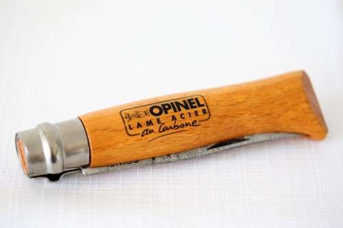 **RS17** A French made Opinel No.8 folding knife with a wooden handle - great for camping/ hiking!