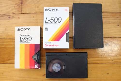 A Sony HVC 3000 (c.1980) video camera in its case with battery charger and cassette recorder!!