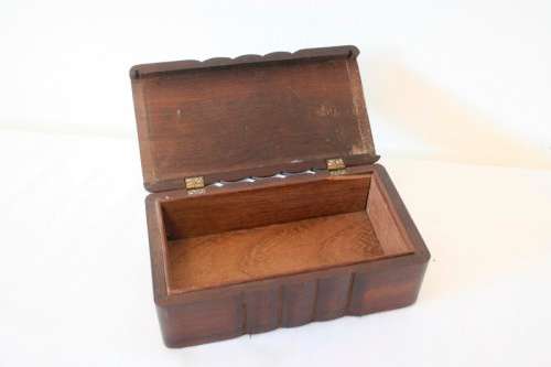 A gorgeous little wooden jewellery/ trinket box