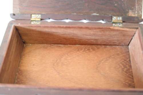A gorgeous little wooden jewellery/ trinket box