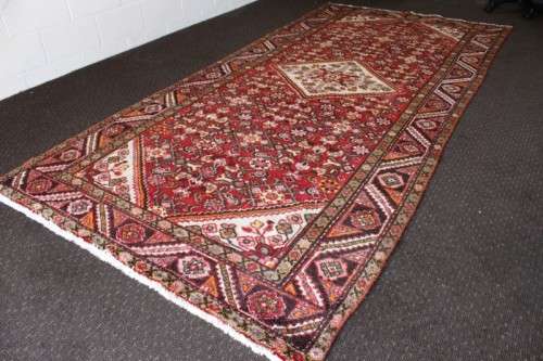 **RS17** Incredible hand-woven Iranian Persian carpet in rusts, marigold yellow, pink, white & black