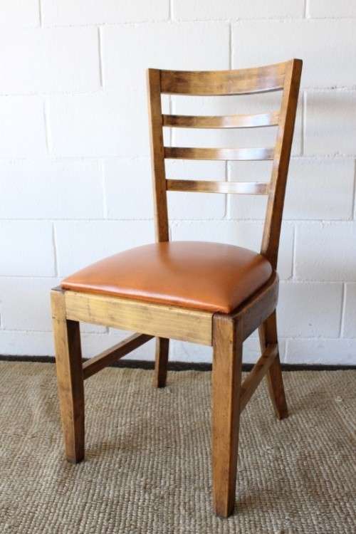 **RS17** 16x awesome & solidly made dark stained solid Indonesian teak dining chair - bid per chair