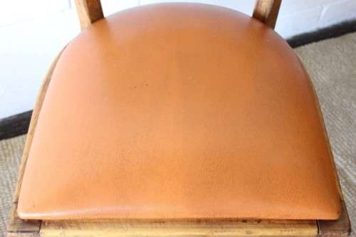 **RS17** 16x awesome & solidly made dark stained solid Indonesian teak dining chair - bid per chair