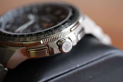 **RS17** Incredible boxed Citizen Titanium Eco-Drive GPS wrist watch in the original box with papers