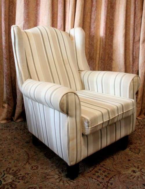 **RS17** A large wing back chair in great condition for the age! Perfect for a study or reading room