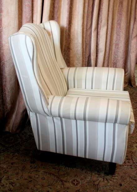 **RS17** A large wing back chair in great condition for the age! Perfect for a study or reading room