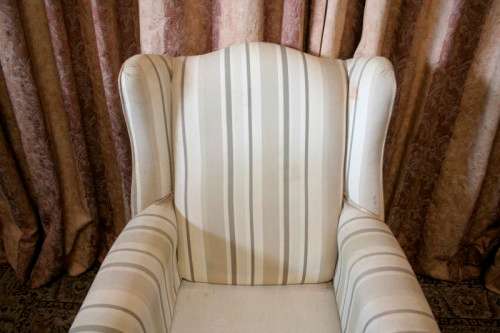 **RS17** A large wing back chair in great condition for the age! Perfect for a study or reading room