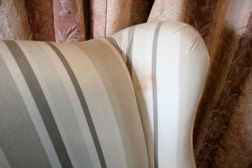 **RS17** A large wing back chair in great condition for the age! Perfect for a study or reading room