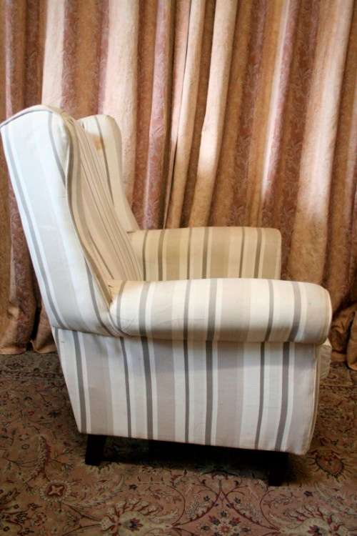 **RS17** A large wing back chair in great condition for the age! Perfect for a study or reading room