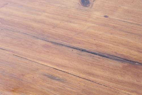 A lovely wooden dining/ work table with a simple design - perfect to re-paint or shabby chic