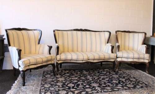 Queen anne lounge suite clearance