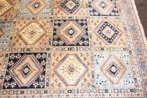 A magnificent & intricately detailed X-large (410cm x 298cm) Persian carpet with a diamond design