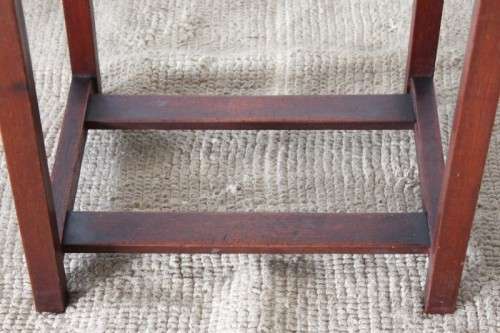 well made solid oak occasional table - perfect for a table lamp or a paint technique-Lifespace Sale