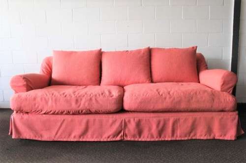 A fabulous quality "oversized" 2.2m sofa couch with removable covers and large comfortable cushions