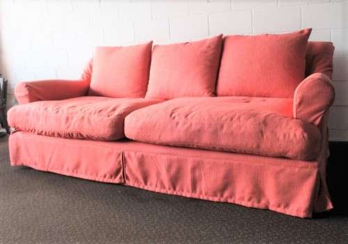 A fabulous quality "oversized" 2.2m sofa couch with removable covers and large comfortable cushions