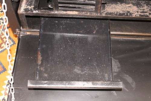 An awesome (1.2m) steel double-door built in braai w/ potjie hook, ash trays, rotating cowel & more