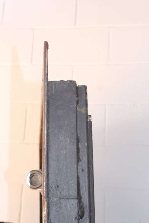 A large steel strongroom/ vault security door w/ a window -Lifespace Sale