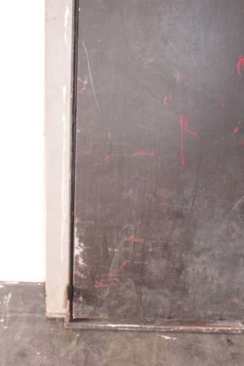 A heavy solidly made steel strongroom/ vault security door - Lifespace Sale