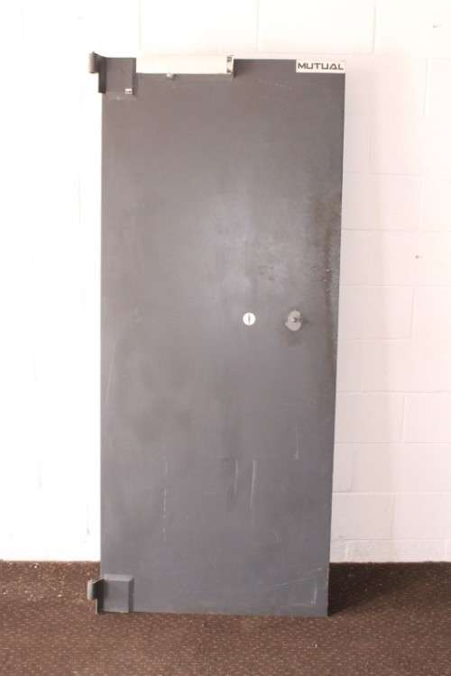A solidly made steel strongroom/ vault security door -Lifespace Sale