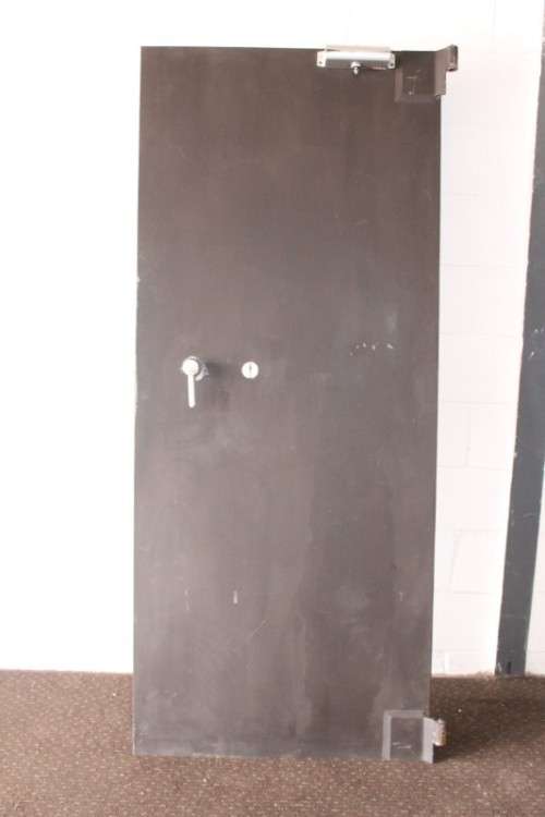 Very heavy, well made steel strongroom/ vault security door-Lifespace Sale