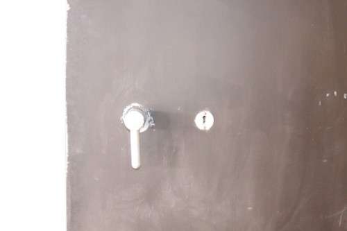 Very heavy, well made steel strongroom/ vault security door-Lifespace Sale