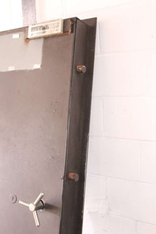 Very heavy, well made steel strongroom/ vault security door-Lifespace Sale