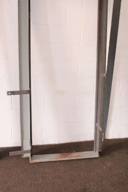 Two solidly made steel strongroom/ vault/ walk-in-safe door frames-Lifespace Sale