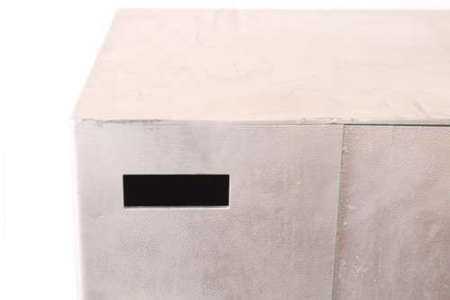 A large and extremely heavy (140cm x 50cm x 82cm high) 5mm steel drop safe-Lifespace Sale