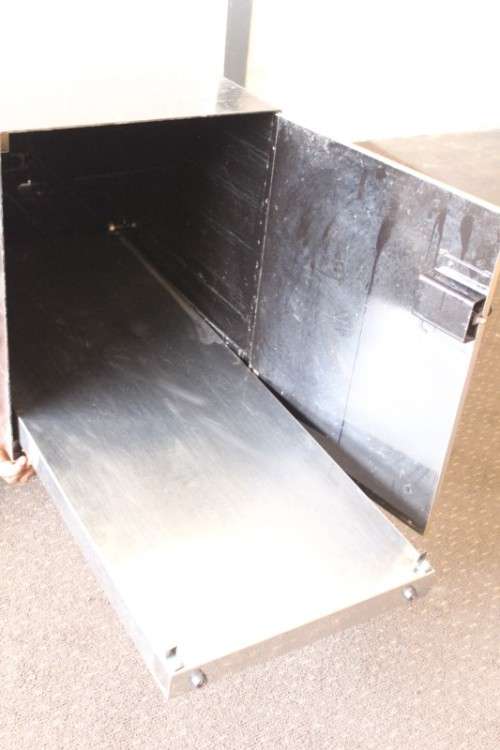 A solidly made and very heavy metal double-sided through-pass "safe security system"-Lifespace Sale