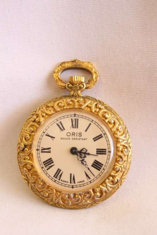 Vintage ladies pocket watch top